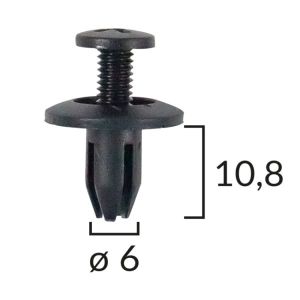 Befestigung ROMIX ROM B14696, 10 Stück