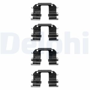 Kit de acessórios, pastilhas de travão DELPHI LX0372