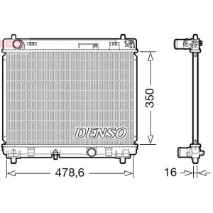 Arrefecedor do motor DENSO DRM50104