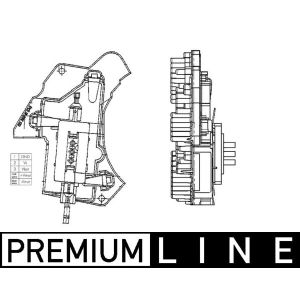 Régulateur (ventilateur d'habitacle) MAHLE ABR 24 000P