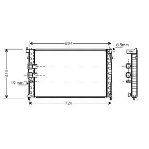 Motorkühler AVA COOLING PEA2231