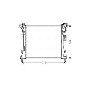 Arrefecedor do motor AVA COOLING CR2104
