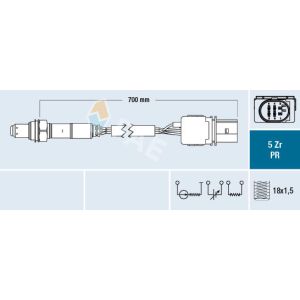 Lambda-anturi FAE 75034