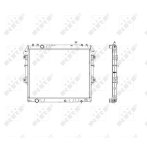 Radiator, aandrijfbatterij NRF 53541