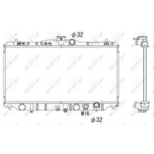 Kühler, Motorkühlung NRF 536352