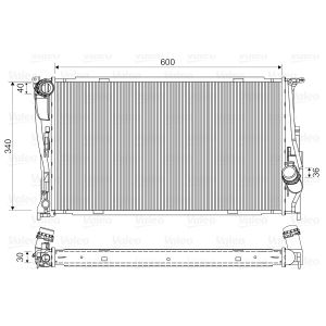Radiateur moteur VALEO 735165