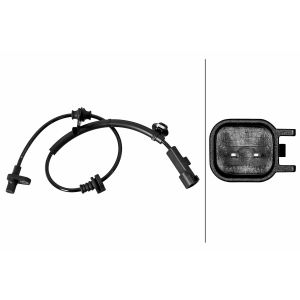 Sensor do ABS traseiro, direito HELLA 6PU 358 218-771