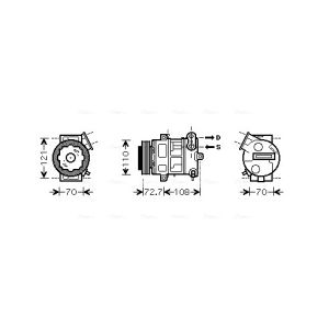 Compressor, ar condicionado AVA COOLING OLAK419