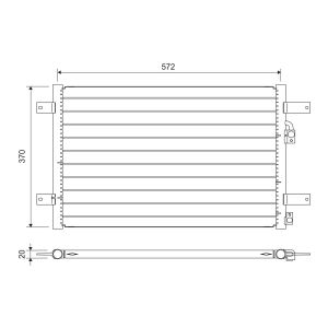 A/C-kondensor VALEO 822736