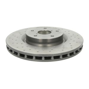 Remschijf BREMBO 0978122X voorkant, gelocht, geventileerd, geperforeerd, 1 Stuk