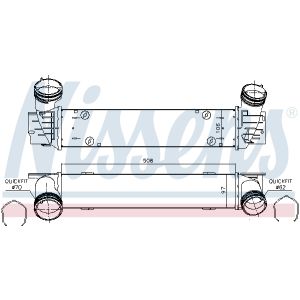 Intercooler NISSENS 96480