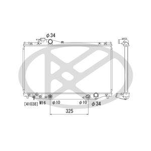Raffreddatore motore KOYORAD PL010412