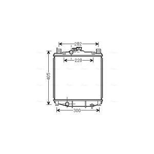 Arrefecedor do motor AVA COOLING SZ2059
