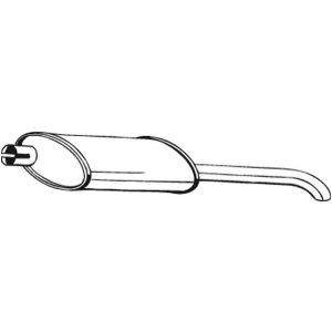 Endschalldämpfer BOSAL 185-021