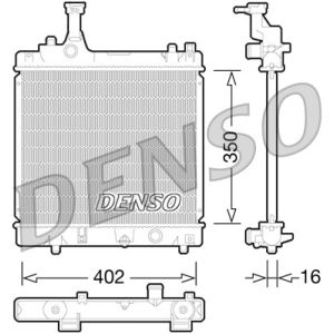 Radiador, refrigeración de motor DENSO DRM47026
