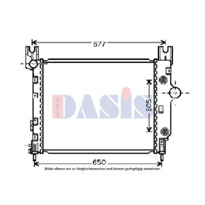 Raffreddatore motore AKS DASIS 520111N