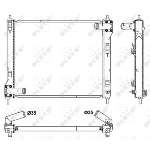 Kühler, Motorkühlung NRF 53061
