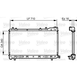 Arrefecedor do motor VALEO 734405