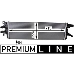 Radiateur basse température, intercooler BEHR MAHLE CIR 8 000P