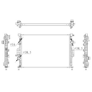 Radiateur moteur NRF NRF 550006