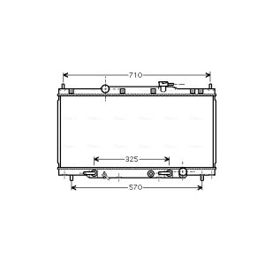 Arrefecedor do motor AVA COOLING HD2163