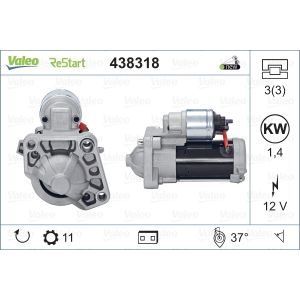 Starter VALEO ORIGINS NEW STOP&START VALEO 438318