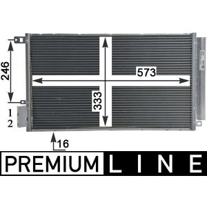 Condenseur (climatisation) MAHLE AC 633 000P