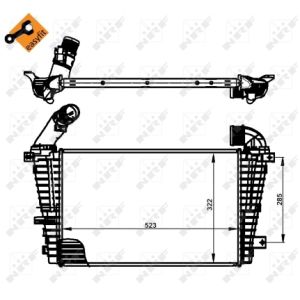 Intercooler EASY FIT NRF 30302