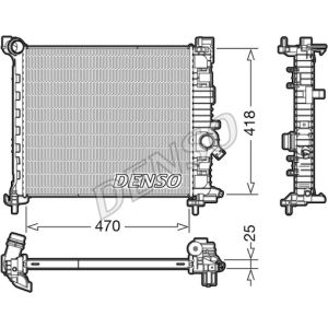 Radiador, refrigeración de motor DENSO DRM20114