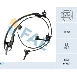 Sensor de velocidad, ABS FAE 78751