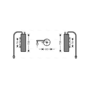 Secador, ar condicionado AVA COOLING OLD458
