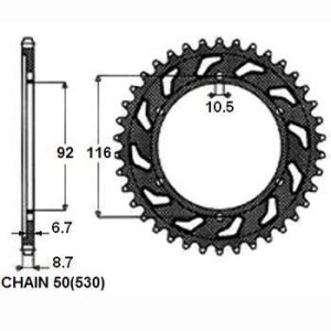 équipement, derrière SUNSTAR SUNR1-5405-41