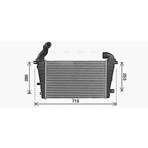 Inlaatluchtkoeler AVA COOLING OL4707 AVA