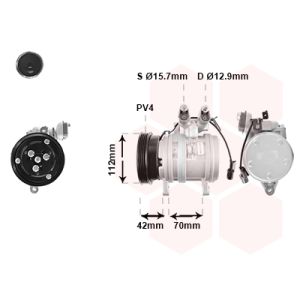 Compressor, ar condicionado VAN WEZEL 8200K201