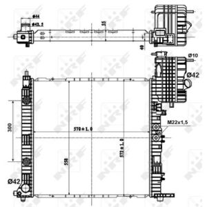 Kühler, Motorkühlung NRF 50581