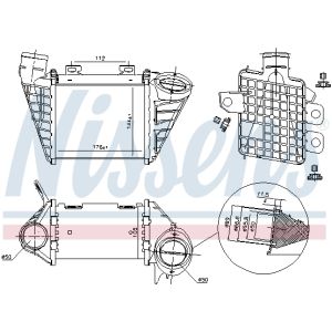 Intercooler NISSENS 96795