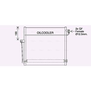 Condenseur (climatisation) AVA COOLING MS5707D AVA