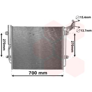 Condenseur (climatisation) VAN WEZEL 58005324