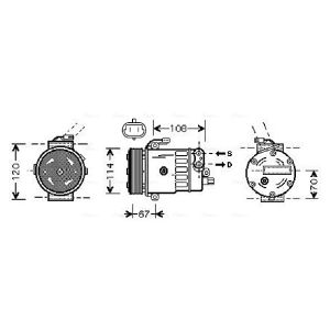 Klimakompressor AVA COOLING OLAK319