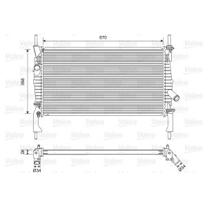 Arrefecedor do motor VALEO 701606