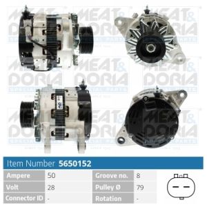 Alternateur MEAT & DORIA 5650152
