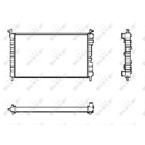 Radiatore, raffreddamento motore NRF 53600