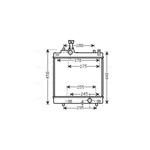 Arrefecedor do motor AVA COOLING SZA2113