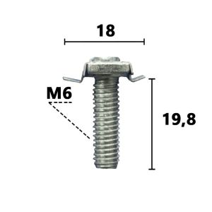 Schraube ROMIX ROM C60597, 2 Stück