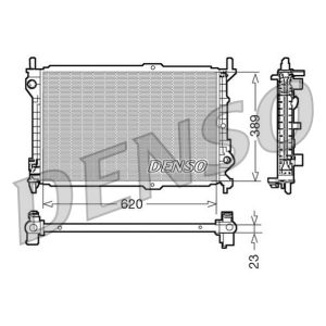 Radiateur, refroidissement du moteur DENSO DRM10107