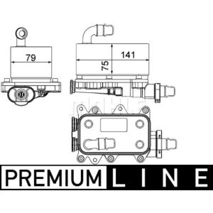 Enfriador de aceite, transmisión automática MAHLE CLC 19 000P