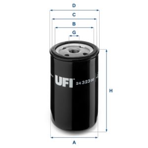 Kraftstofffilter UFI 24.323.00