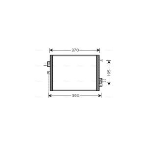 Condenseur (climatisation) AVA COOLING PRA5052