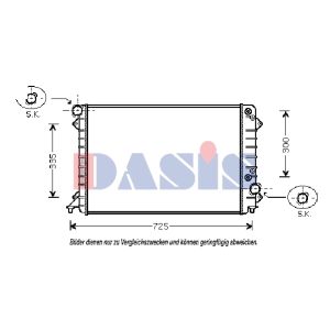Motorkühler AKS DASIS 482006N