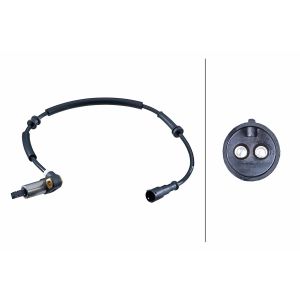 Sensor de velocidad, ABS HELLA 6PU 358 252-711